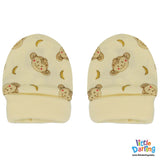 Baby Mittens Pair Pk of 2 Monkey & Cloud | Little Darling