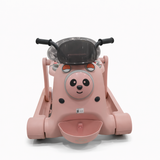 Baby Walker with Seat and Bear Design Pink