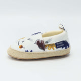 Baby Sneaker dinosaur Print White Color