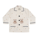 Kids Night Suit 2 Pcs Teddy Bear Print | Little Darling