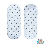 Baby Pillow Set Pk Of 3 Sky Blue Color | Little Darling