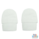 Baby Mittens Pair Pk Of 2 I Love Mummy Daddy Print | Little Darling