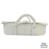 Infant Moses Basket Giraffe Embroidery | Little Darling