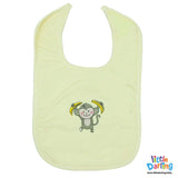 Baby Bibs Pk Of 3 Monkey & Cloud Monkey Print | Little Darling