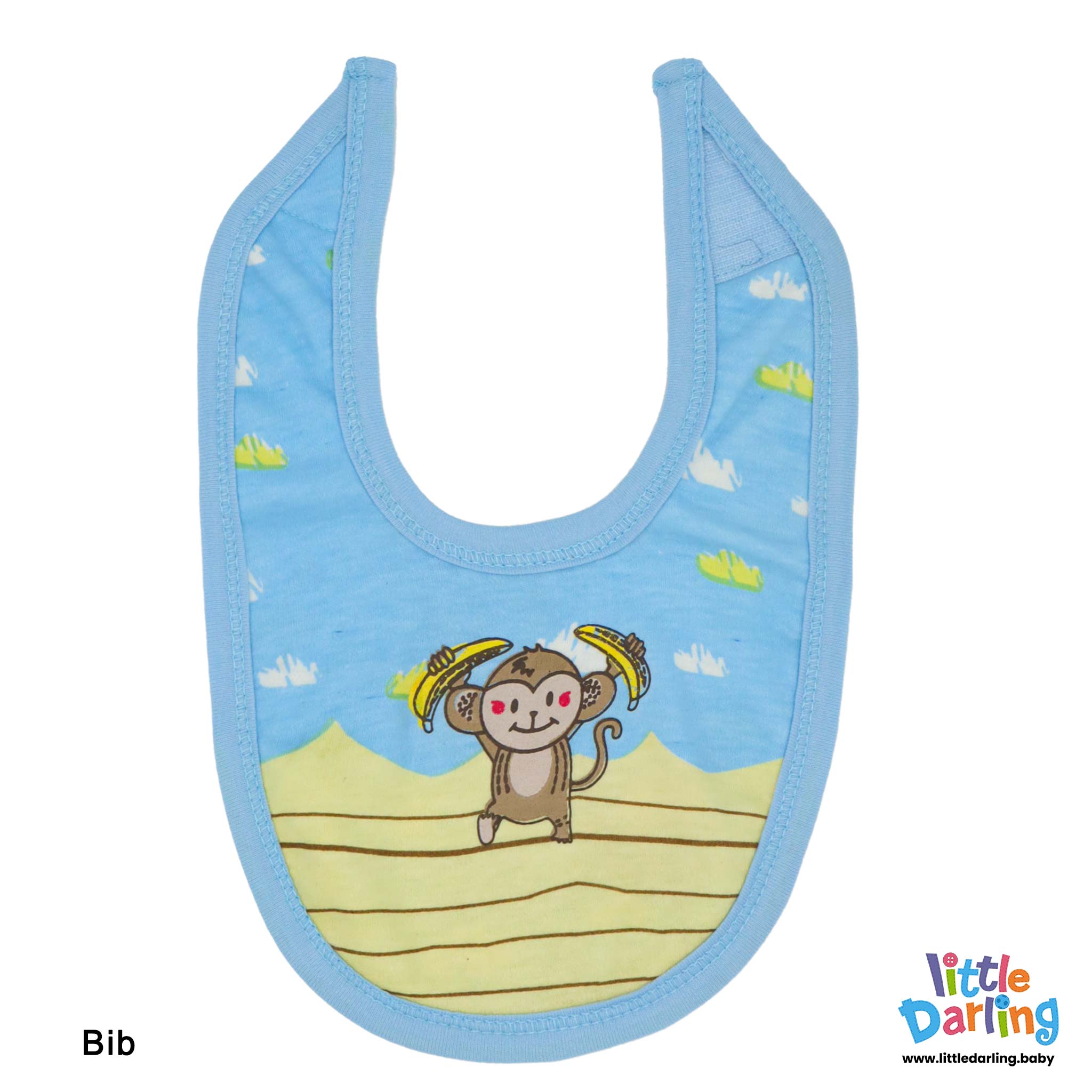 8 Pcs Gift Set Monkey & Cloud Sky Blue Color by Little Darling