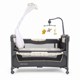 Baby Playard with Canopy Mobile Toys and Bassinet Sets