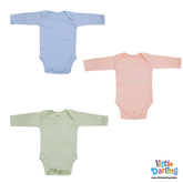 Baby Bodysuit Pk Of 3 Full Sleeve 3 Color | Little Darling