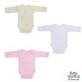 Baby Bodysuit Pk Of 3 Full Sleeve 3 Color | Little Darling