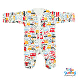 Baby Sleepsuit PK Of 3 Truck & Car | Little Darling