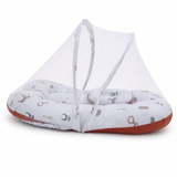 Baby Net Gadda Set 3 Pcs Animal Print Mosquito Net | Little Darling