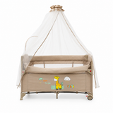 Baby Playpen Cot with Mosquito Net & Musical Features | Kidilo