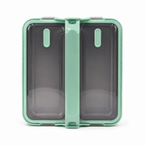 Mint Green Double Lunch Box with Secure Locking Lid