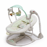 Baby Electric Swing Rocker with Toy Bar & Canopy