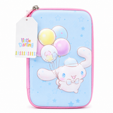 Double Layer Pencil Case for School Kids Pink