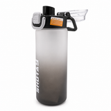 SHOTAY Frosted Sports Water Bottle with Straw & Lock Lid