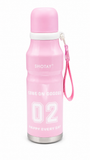 SHOTAY Stainless Steel Insulated Sports Water Bottle with Straw Pink
