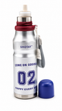 SHOTAY Stainless Steel Insulated Sports Water Bottle with Straw Silver