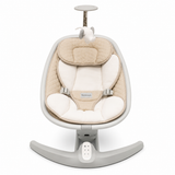 Toimoys Electric Baby Swing with Music & Toy Bar Beige