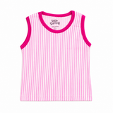 Pink Sleeveless Shirt & Shorts Set | Little Darling