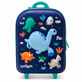 Kids Dinosaur Trolley Backpack Cute Hard Shell School Bag
