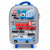 Kids Vehicle Trolley Backpack Hard Shell School Bag