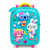 Kids Animal Trolley Backpack Hard Shell School Bag