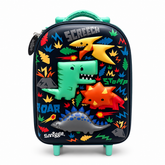 Kids Dinosaur Trolley Backpack Hard Shell School Bag