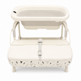 Portable Baby Changing Table with Bath Tub Beige