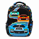 Kids Racing Cars School Backpack Hard Shell Travel Bag