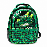 Green Dragon Kids School Backpack Hard Shell Travel Bag
