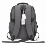 Leader School Backpack with Mini Pouch Grey Black