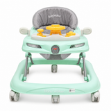 Baby Walker Musical Steering Wheel & Adjustable Height Mint Green