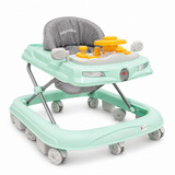 Baby Walker Musical Steering Wheel & Adjustable Height Mint Green