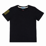 Kids Cotton T-Shirt with Sleeve Print