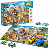 Kids Animal Jigsaw Puzzle Educational Learning Game Age 3+
