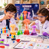 125 Pcs Kids Science Lab Experiment Kit Age 3+