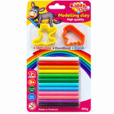 Kiddy Clay Modelling Clay Set 12 Colours