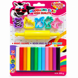 Kiddy Clay Modelling Clay Set 12 Colors & Tools