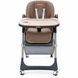 Premium Baby High Chair with Tray & Safety Harness