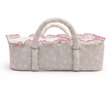 Infant Moses Basket Flower Print | Little Darling