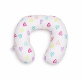 Infant Neck Pillow Soft Support Cushion Heart Print | Little Darling