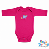 Baby Bodysuit Pk Of 3 Full Sleeve Unicorn | Little Darling