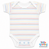 Baby Bodysuit Pk Of 3 Half Sleeve Truck & Car | Little Darling