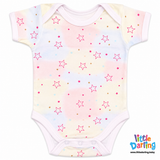 Bodysuit Short Sleeves Pk Of 3 Unicorn | Little Darling
