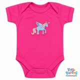 Bodysuit Pk Of 3 Sleeveless Unicorn | Little Darling