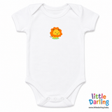 Bodysuit Pack of 3 Half Sleeve Lion Print | Little Darling