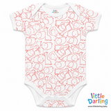 Bodysuit pack of 3 Half Sleeve | Little Darling