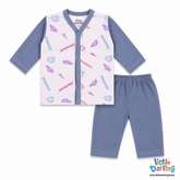 Baby Night Suit Grey Color | Little Darling