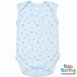 Baby Bodysuit Pk Of 3 Sleeveless Little Princess | Little Darling