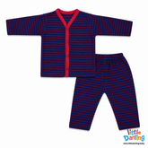 Baby Night Suit Warm Striped | Little Darling